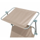 Aga Garten-Liegestuhl MR4254-Beige mit Baldachin