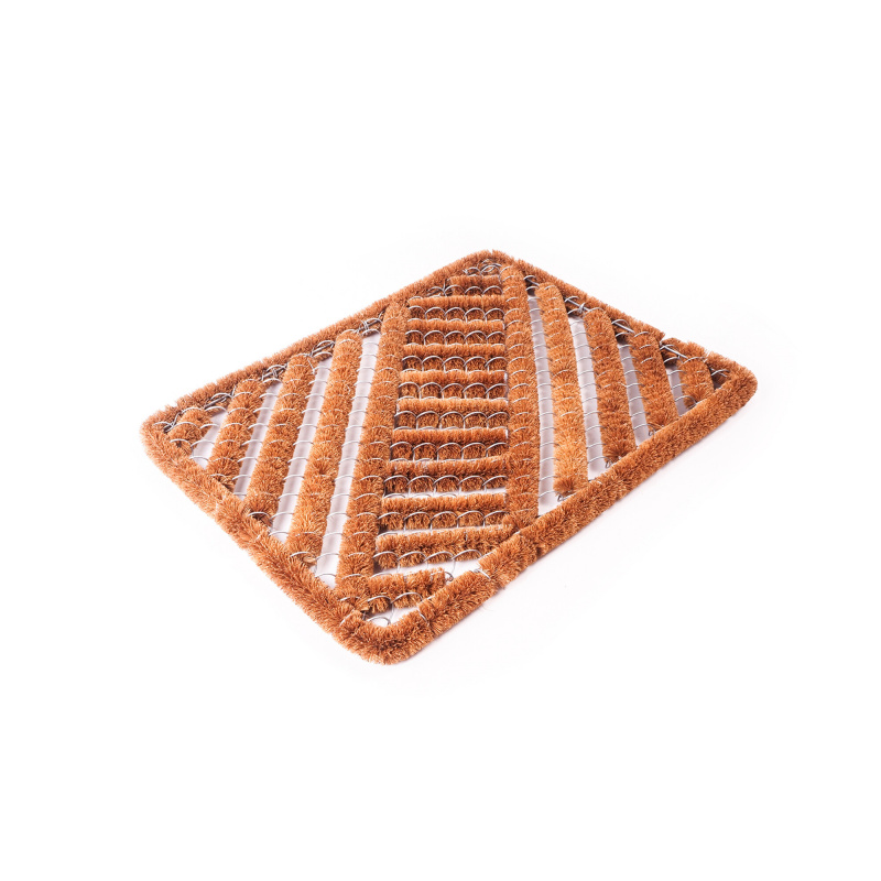 Linder Exclusiv Kokos-Fußmatte mit Metallrahmen 60x40 cm