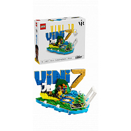 LEGO® Editions Football 43027 Vini Jr. – Fußball-Highlights