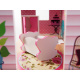 Aga MDF Holzpuppenhaus + Möbel 70cm rosa LED