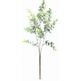 Roślina sztuczna Gałązka eukaliptusa 57 cm wysokości zielona JAK ŻYWA