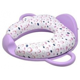 Miękka nakładka na sedes z uchwytami Fioletowa 18m+ POUPY uniwersalny