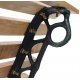 Linder Exclusiv Gartenbank Parkbank Gartenmöbel Holzbank MC4414 150x70x81 cm