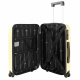 Aga Travel Koffer Set 3 teilig Größen L/M/S, Gepäck: ABS Hartschalen Trolleys mit TSA Kombinationsschloss MR4668 Beige