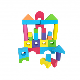 Aga4Kids Schaumstoffbausteine 86 Stück 6DZ016 - 2. QUALITÄT