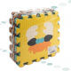 Aga Schaumstoff-Puzzlematte für Kinder 9 Teile farbig 85 cm x 85 cm x 1 cm