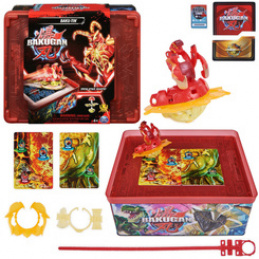 Bakugan-puszka kolekcjonerska z figurkami i kartami   ZA5994 uniwersalny