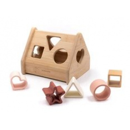 Sorter z silikonowymi kształtami róż 12m+ BAMBOOM uniwersalny