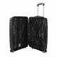 Aga Travel Reisekofferset, Kofferset  MR4677 Schwarz, Hartschale, TSA, 4 Rollen, Reisekoffer, Koffer