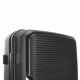 Aga Travel Kofferset 3-teilig MR4682 – Reisekoffer, Polypropylen, TSA-Schloss & 360° Rollen, leicht & robust, Handgepäck 33L/63L/93L, Schwarz