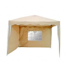 Linder Exclusiv ALU Gartenlaube,Partyzelt,Gartenzelt 3x3 m PO2409 Beige