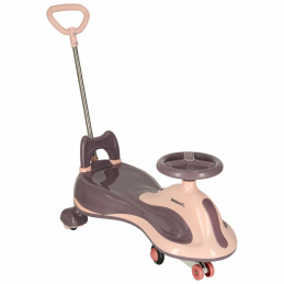 LED Swing FIX S2 gravitační koloběžka s rukojetí fialová max. 100 kg