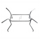 Aga Gartentisch MR4357LGY 110x70 cm