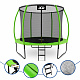 Aga SPORT EXCLUSIVE Trampolin 305 cm 10 ft Hellgrün, Kindertrampolin, Gartentrampolin mit Sicherheitsnetz + Schutznetz + Leiter