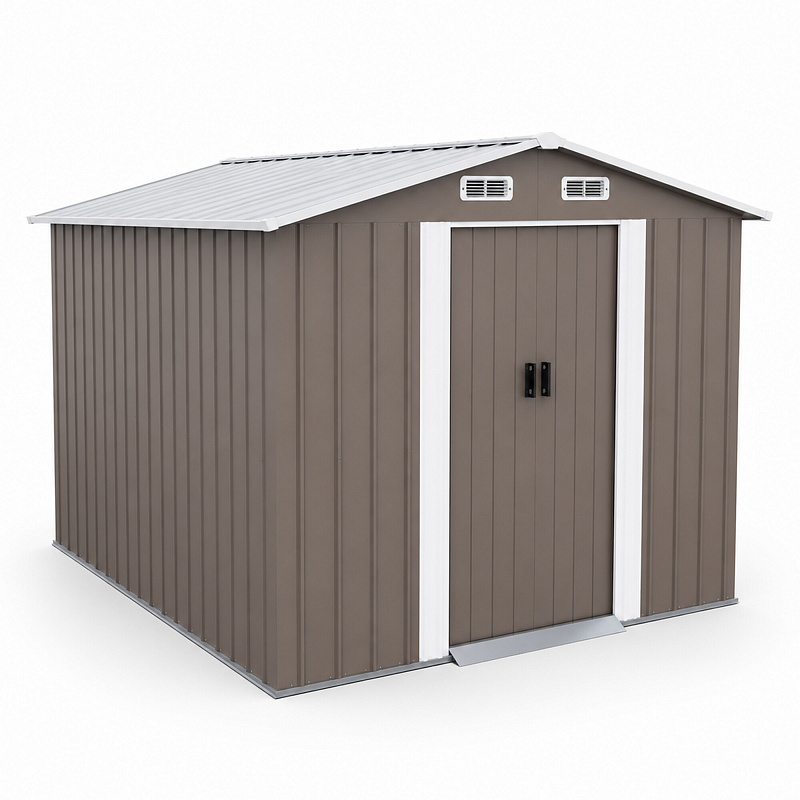 Aga Gartenhaus 303x236x190 cm Graubraun