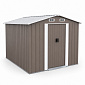 Aga Gartenhaus 303x236x190 cm Graubraun