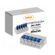 Sada 50x Drátová elektrická rychlospojka 32A 5-kolejová 0,2-4mm
