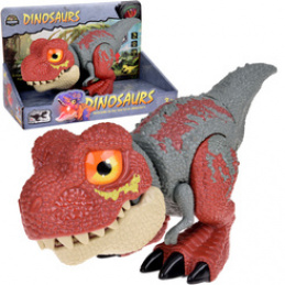 Ruchomy DINOZAUR Tyranozaur Rex Dźwięk + światło CZERWONY ZA5589 uniwersalny