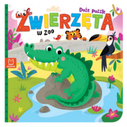Aksjomat Zwierzęta w zoo. Duże puzzle KS1189 uniwersalny