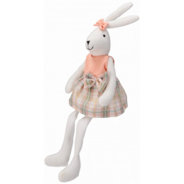Zajączek materiałowy dziewczynka 48 cm