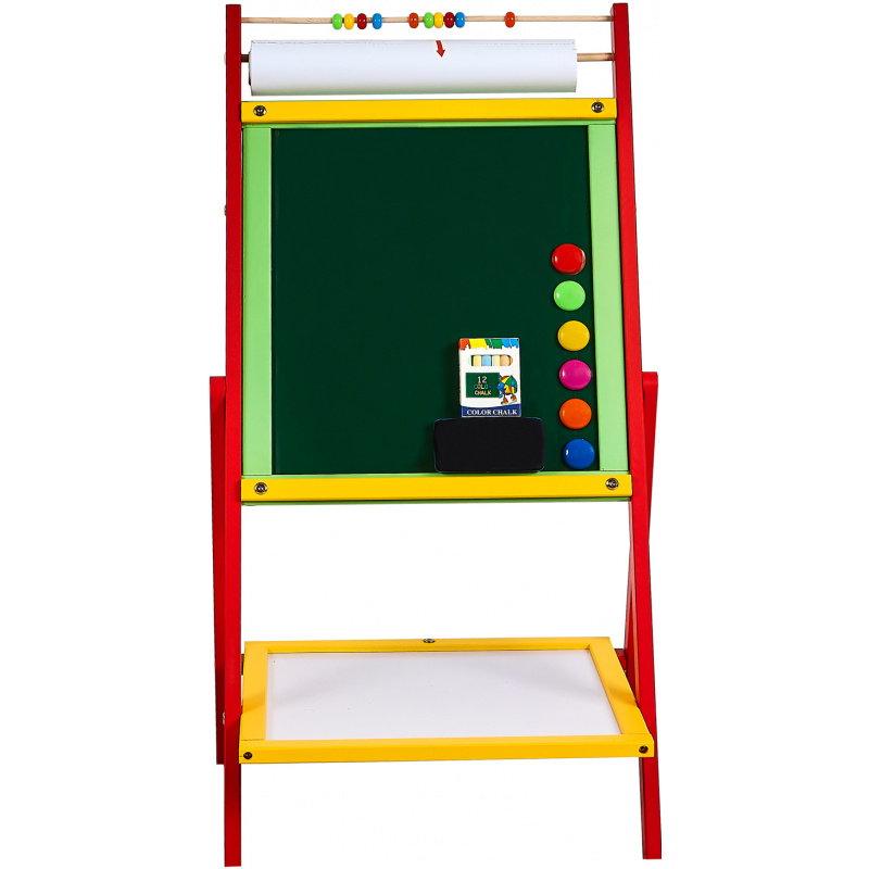 Aga4Kids Doppelseitiges Kinder-Magnettafel COLORS MRDB02