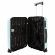 Aga Travel Kofferset 3 Hartschale Reisekoffer Trolley Handgepäck Sets mit TSA Schloss und 360° 4 Rollen MR4668 Blau