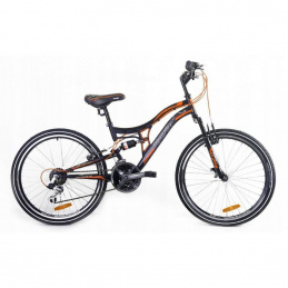 Goetze Adventure Mountainbike Herren 26" Schwarz - Orange