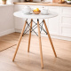 Aga Esstisch Skandinavischen Design rund 60 cm,Küchentisch Weiß