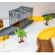 Aga4Kids Rennstrecken Track Spielzeugautos für Kinder Dino 271 Szt.
