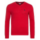 U.S. Polo ASSN. Pullover mit V-Ausschnitt Rot