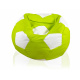 Aga Sitzsack Relaxationbag BALL XXXL Weiß - Hellgrün + Fußstütze