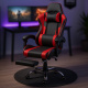 Aga Gaming-Stuhl mit Fußstütze DS5011 Rot
