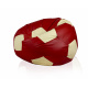 Aga Sitzsack Relaxationbag BALL XXXL Beige - Burgund