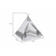 Aga4Kids Kinder Teepee Zelt ZigZag Weiß