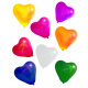Aga4Kids Latexballon Herz mit LED 25 cm 10 Stk.