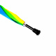 Aga Regenschirm, Klappschirm mit Automatik-Öffnung,  2in1 95 cm Bunt, Stockschirm