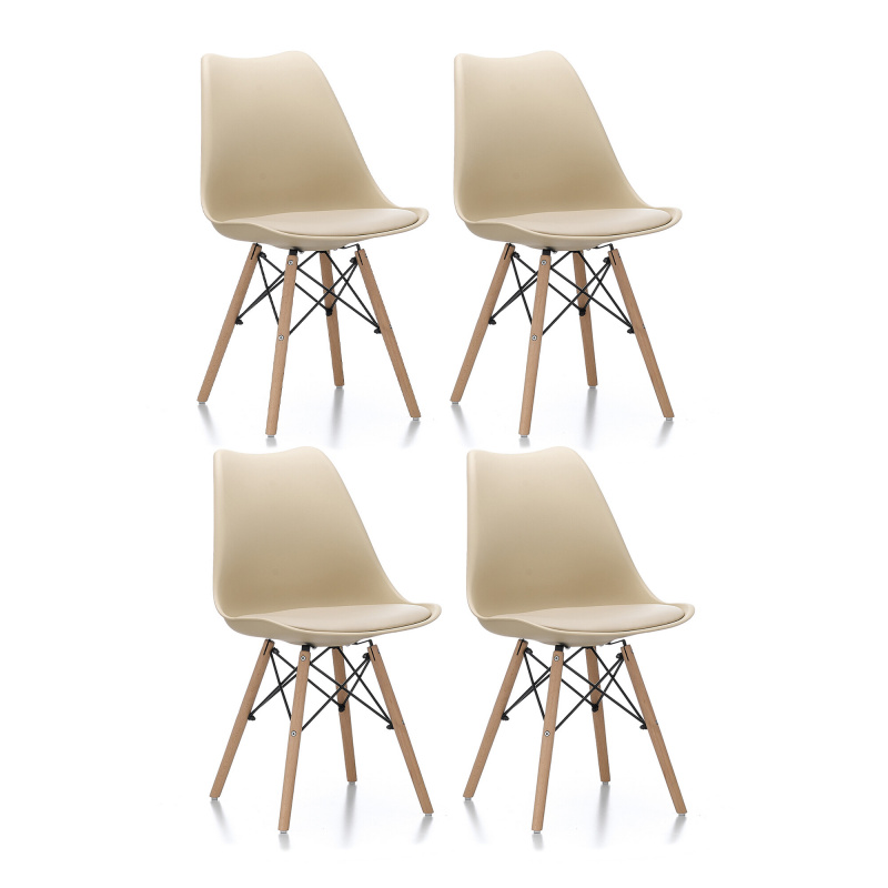 Aga 4x Esszimmerstuhl MR2035 Beige