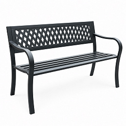 Aga Metall-Gartenbank 125x53 x77 cm