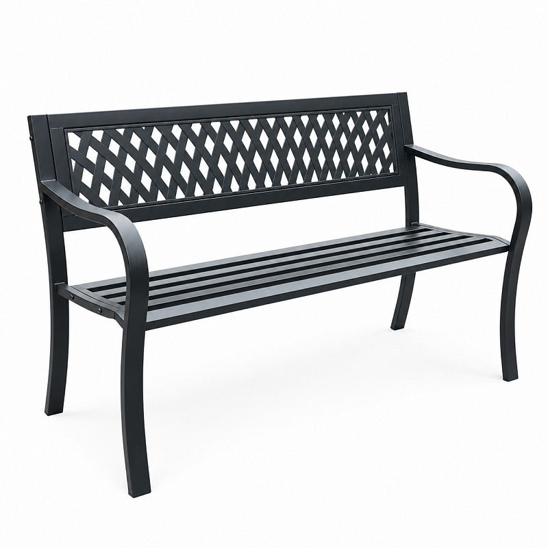 Aga Metall-Gartenbank 125x53 x77 cm