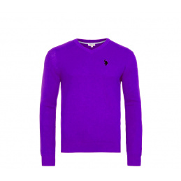 U.S. Polo Assn Pullover mit V-Ausschnitt - Lila