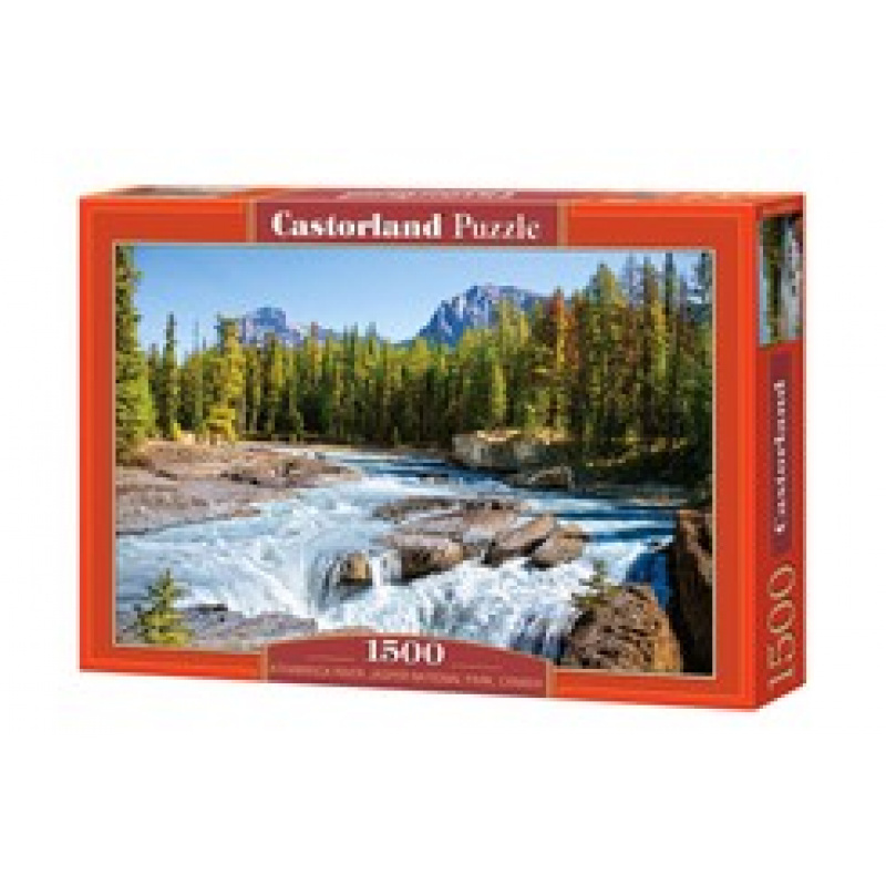 CASTORLAND Puzzle 1500 Teile - Athabasca River, Jasper National Park, Kanada