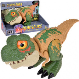 Ruchomy DINOZAUR Tyranozaur Rex Dźwięk + światło ZIELONY ZA5589 uniwersalny