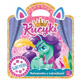 Aksjomat Kucyki. Malowanka z naklejkami. Świat mody KS1077 uniwersalny