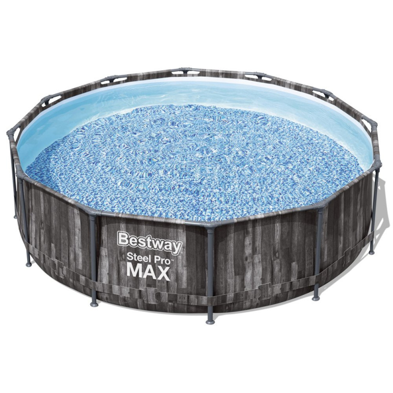 Bestway Steel Pro Max Holz mit Zubehör 3,66 x 1 m 5614X
