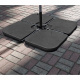 Linder Exclusiv Schirmständer Gewicht Sonnenschirm Schirmgewicht Schirmständer Beschwerungsplatten Sonnenschirmständer Ampelschirm 4 Szt.