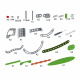 Aga4Kids Kinder-Metallbausatz Shunosaurus 141 Szt.