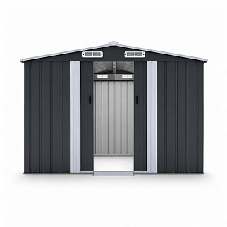 Aga Gartenhaus 300x248x193 cm Dunkelgrau
