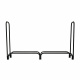 Aga Garden Kaminholzregal 200x36x116cm Schwarz