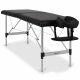 Habys Aluminium Massageliege Schwarz