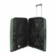 Aga Travel Kofferset 3-teilig MR4682 – Reisekoffer, Polypropylen, TSA-Schloss & 360° Rollen, leicht & robust, Handgepäck 33L/63L/93L, Dunkelgrün